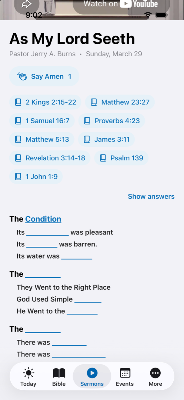 Every message, watched or listened to. in the KBC Connect app