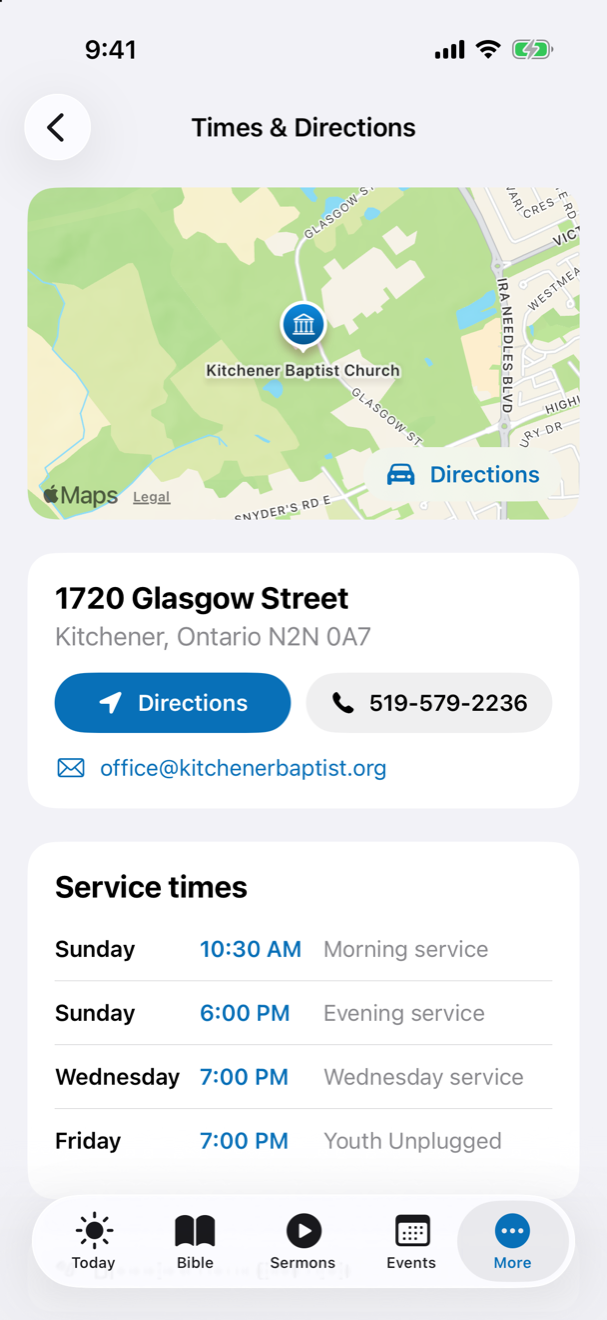 The map, the times, and one tap to be driven. in the KBC Connect app